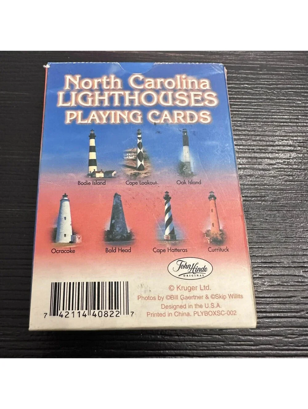 North Carolina Lighthouses Playing Cards Souvenir Deck Complete Jokers Included